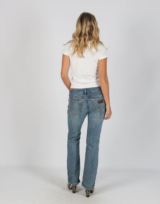Vintage Wrangler S bootcut jeans in blue, 3 of 4