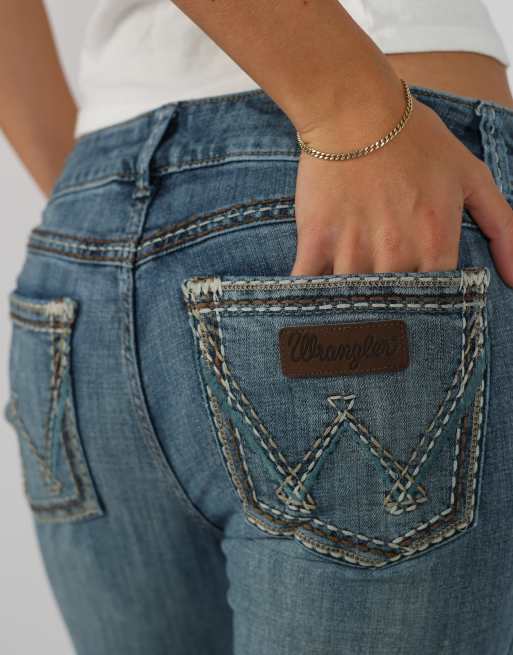 Vintage Wrangler S bootcut jeans in blue, 4 of 4