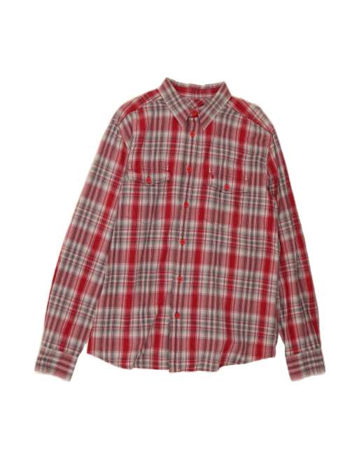 Vintage Wrangler Shirt Large In Red Check