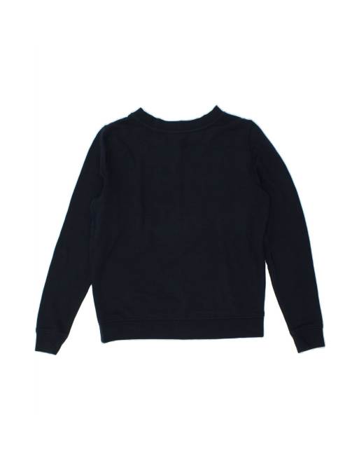 Vintage Wrangler Size S Colourblock Sweatshirt in Navy Blue, 2 of 4