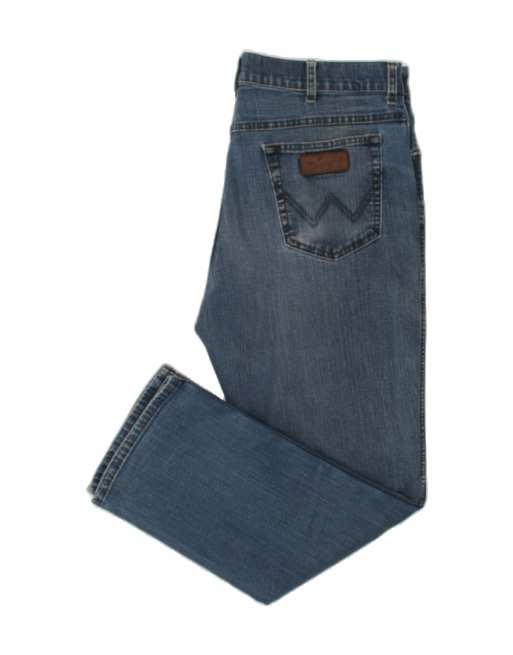 Vintage Wrangler Size W38 L30 Straight Jeans in Blue, 3 of 4