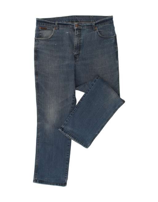 Vintage Wrangler Size W38 L30 Straight Jeans in Blue, 4 of 4