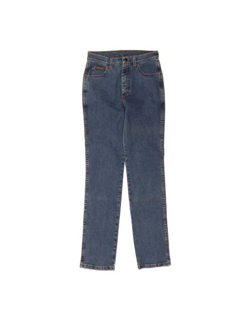 Vintage Wrangler Slim Jeans US 12 Large W32 L28 In Blue