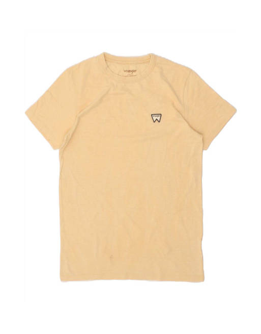 Vintage Wrangler T-shirt Top Medium In Beige