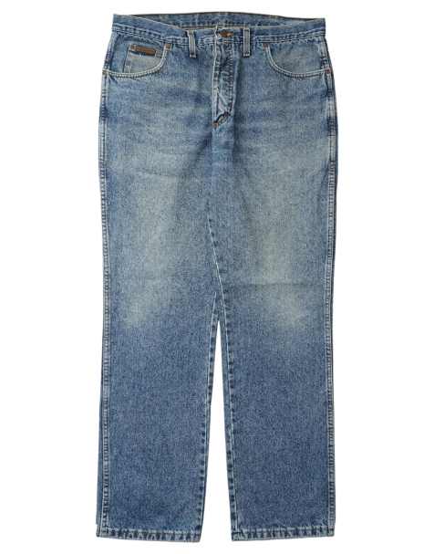 Vintage Wrangler W38 L34 texas straight jeans in blue - view 1