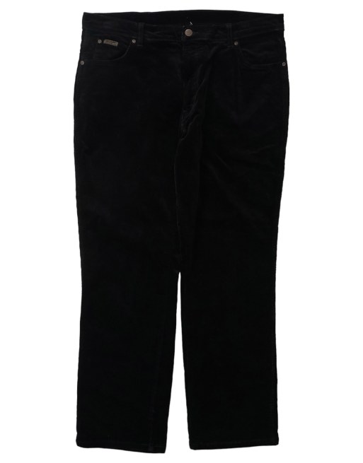 Vintage Wrangler W40 L30 corduroy trousers in black