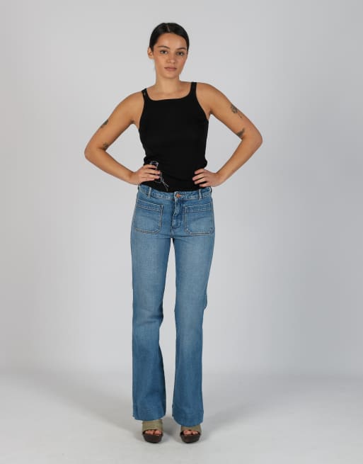 Vintage Wrangler XS bootcut jeans in blue