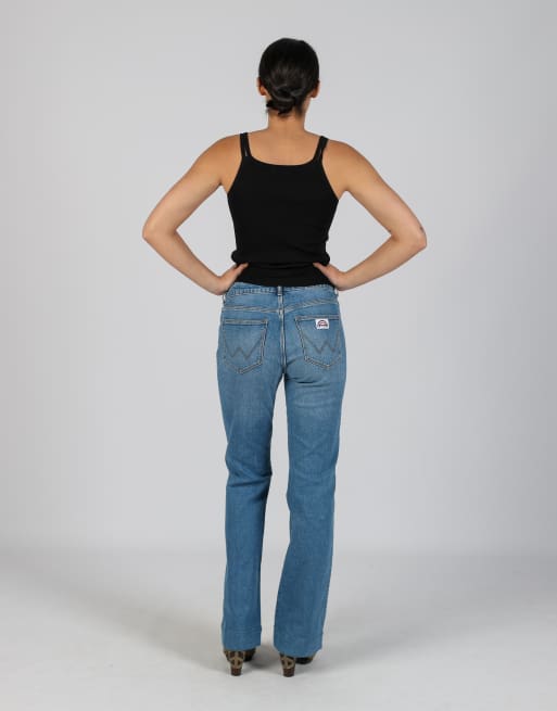 Vintage Wrangler XS bootcut jeans in blue, 3 of 4