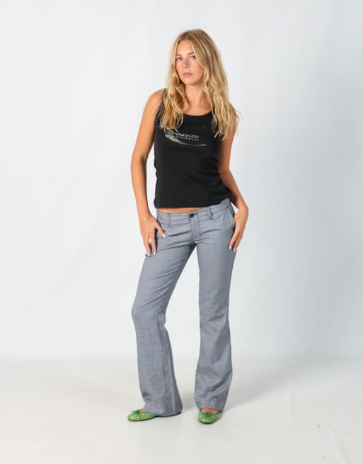 Vintage X-Mail S formal trousers in ivory