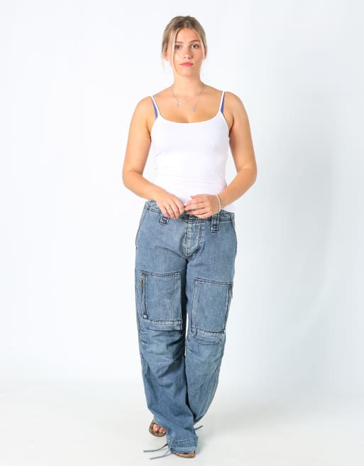 Vintage X-Store M baggy jeans in light blue