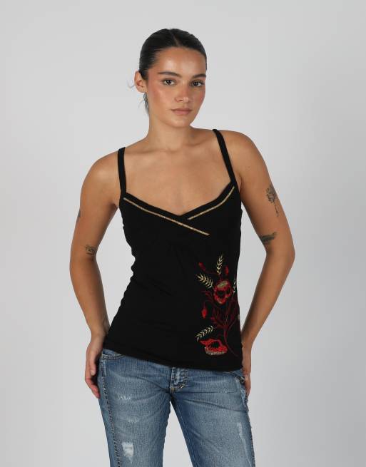 Vintage Xanaka S cami in black