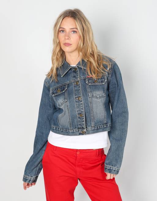 Vintage XFN M denim jacket in blue