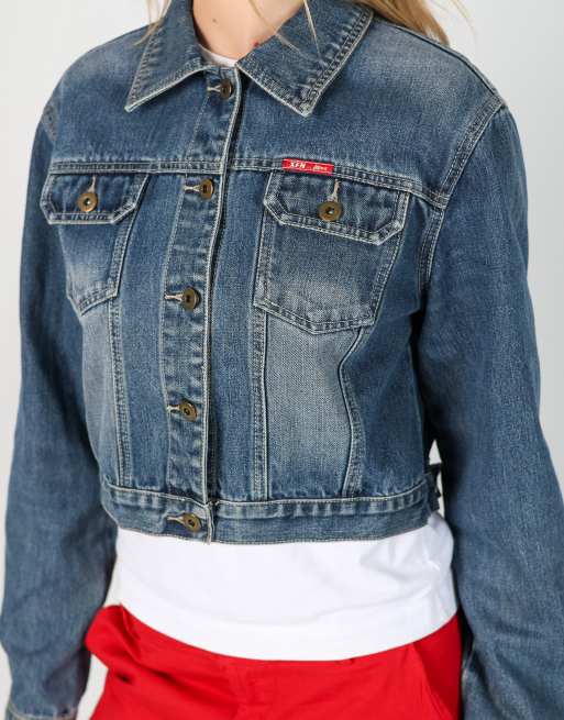 Vintage XFN M denim jacket in blue, 4 of 4