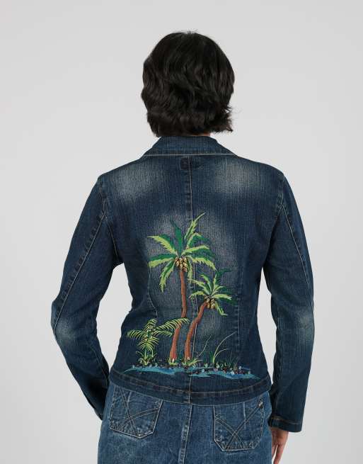 Vintage XFN S denim jacket in blue, 2 of 4