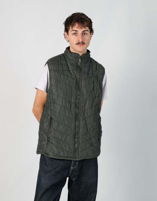 Vintage  xl gilet in dark green