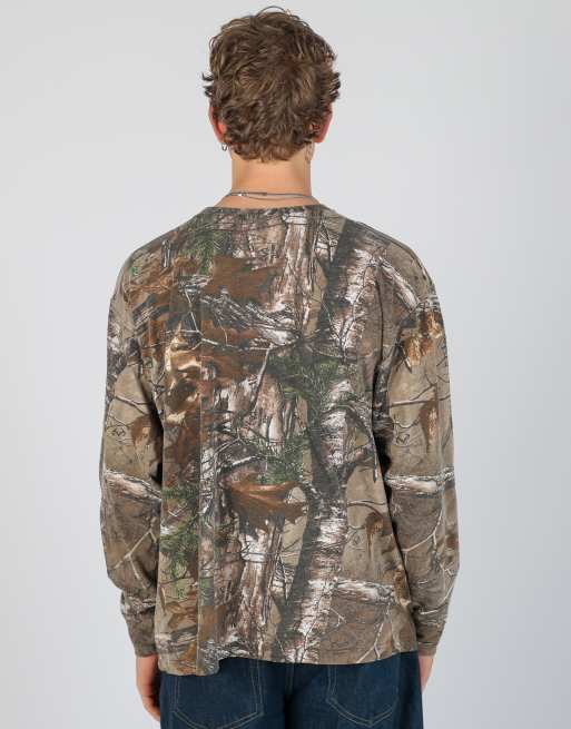 Vintage  xl long sleeve t-shirt in brown, 3 of 4