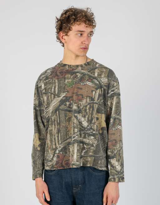Vintage  xl long sleeve t-shirt in dark green, 2 of 4