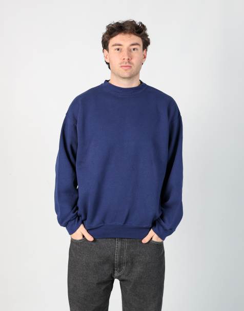 Vintage  xl sweatshirt in navy blue - view 1