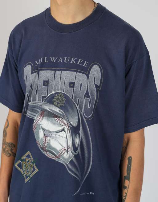 Vintage  xl t-shirt in navy blue, 4 of 4