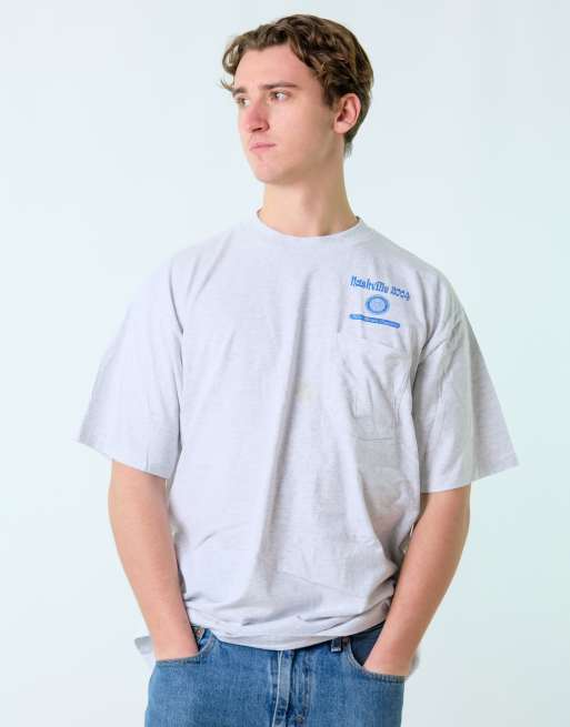Vintage  XL T-Shirt Light Grey