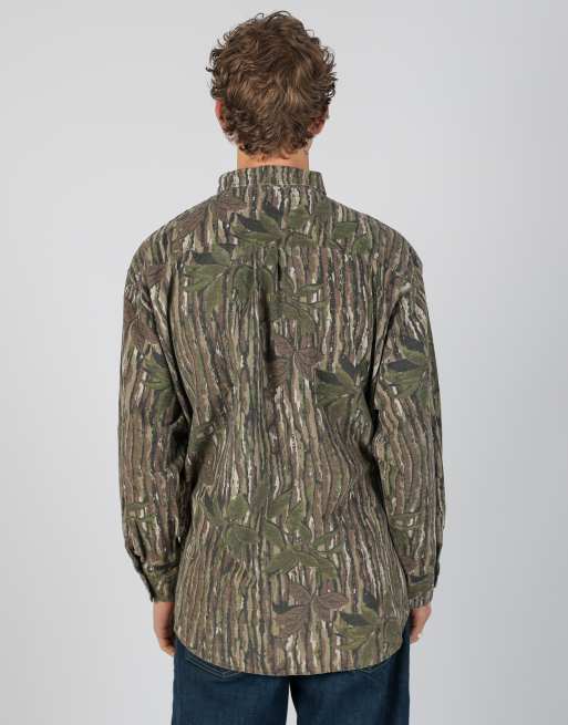 Vintage  xxl long sleeve shirt in brown, 3 of 4
