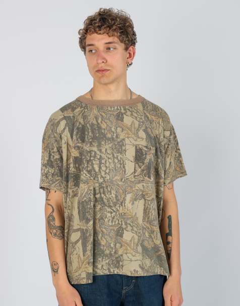 Vintage  xxl t-shirt in khaki green - view 1