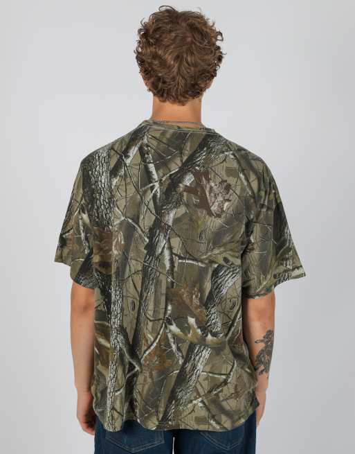 Vintage  xxl t-shirt in khaki green, 3 of 4