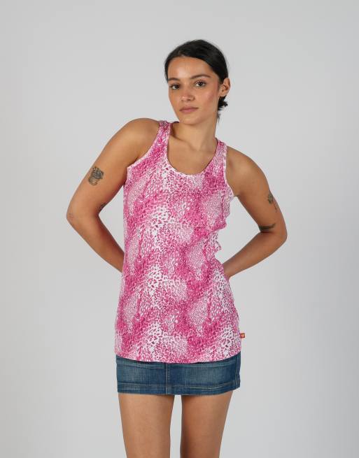 Vintage Yamamay S woven vest in pink