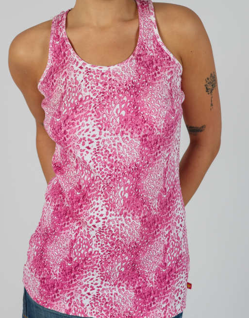 Vintage Yamamay S woven vest in pink, 4 of 4