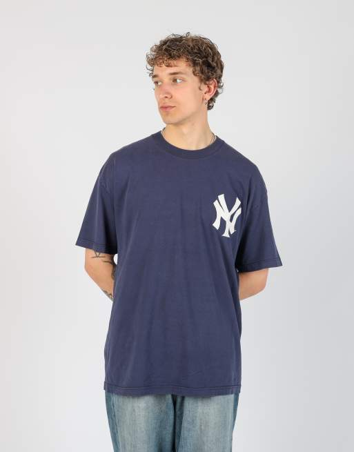 Vintage Yankees l t-shirt in navy blue