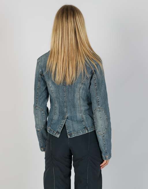 Vintage Yes!Miss S denim jacket in blue, 2 of 4
