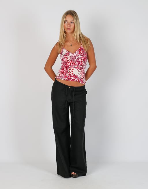Vintage Yes!Miss S woven trousers in black