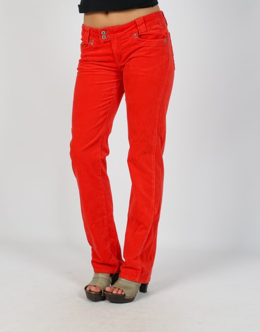 Vintage Yes!Miss S woven trousers in coral, 2 of 4