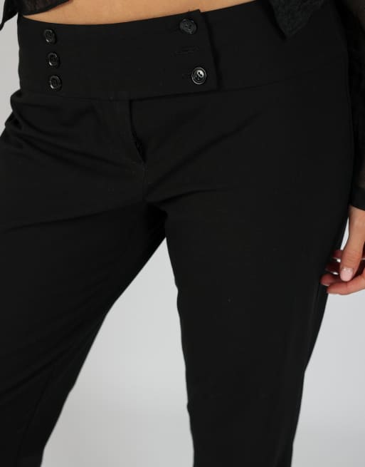 Vintage Yessica S formal trousers in black, 4 of 4