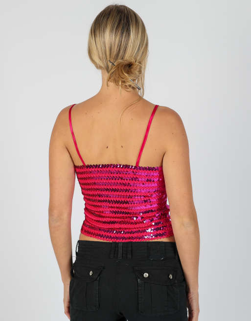Vintage Yessica XS cami in pink, 2 of 4