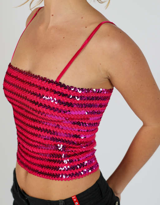 Vintage Yessica XS cami in pink, 4 of 4