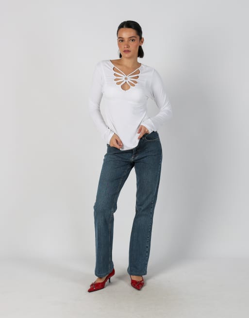 Vintage Yessica XS mom jeans in blue, 1 of 4
