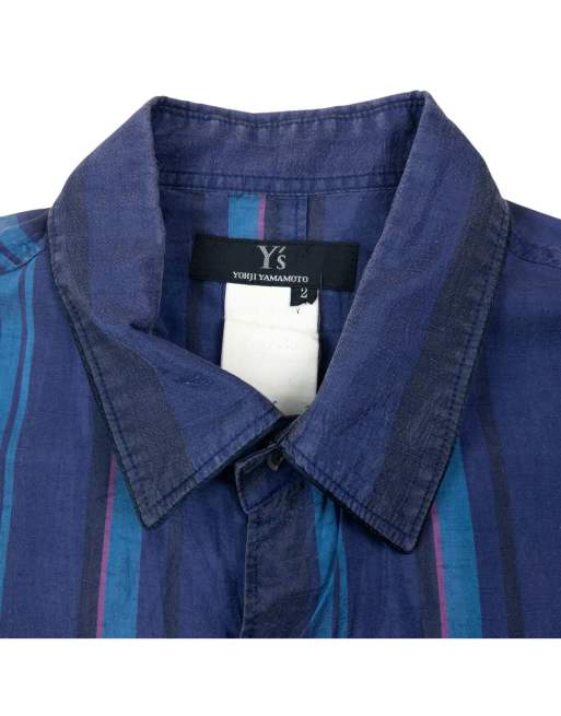 Vintage Yohji Yamamoto Striped Sleeveless Button Up Shirt Size S, 3 of 4