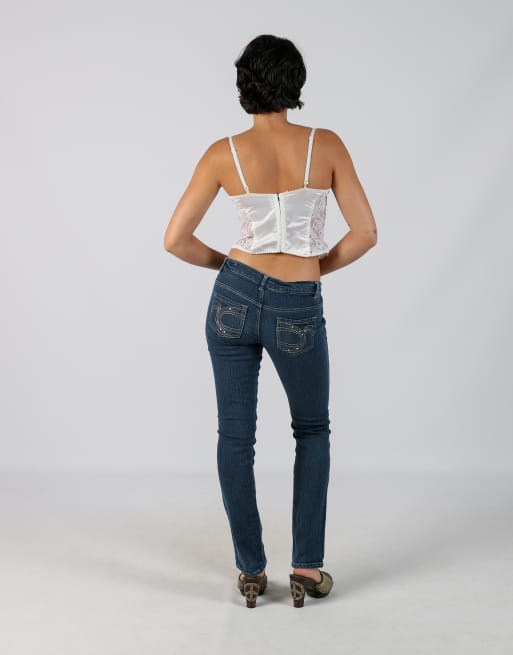 Vintage Yom Yom M bootcut jeans in blue, 3 of 4
