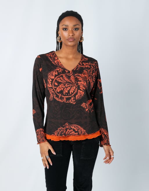 Vintage Yoors M blouse in black