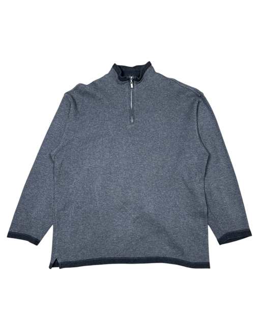 Vintage YSL Yves Saint Lauren Quarter-Zip Knit Jumper, 1 of 4