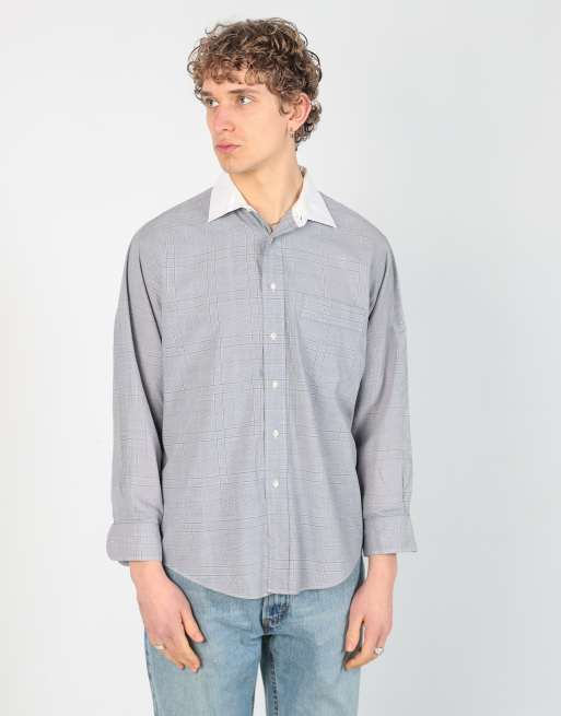 Vintage YSL Yves Saint Laurent l long sleeve shirt in grey