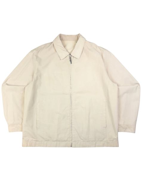 Vintage YSL Yves Saint Laurent reversible harrington jacket size m in cream - view 1