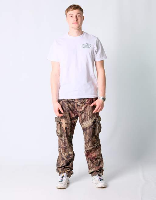 Vintage Yukon Gear Realtree 36x32 Canvas Carpenter Baggy Jeans Khaki Green