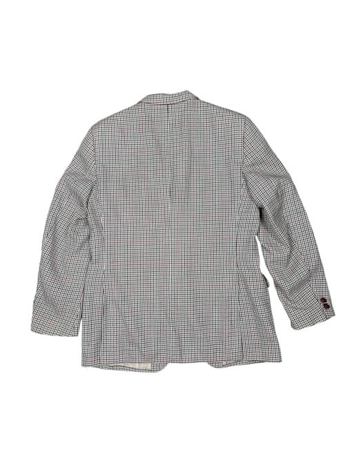 Vintage Yves Saint Laurent Suit Blazer in Pure Wool Houndstooth Pattern, 3 of 6