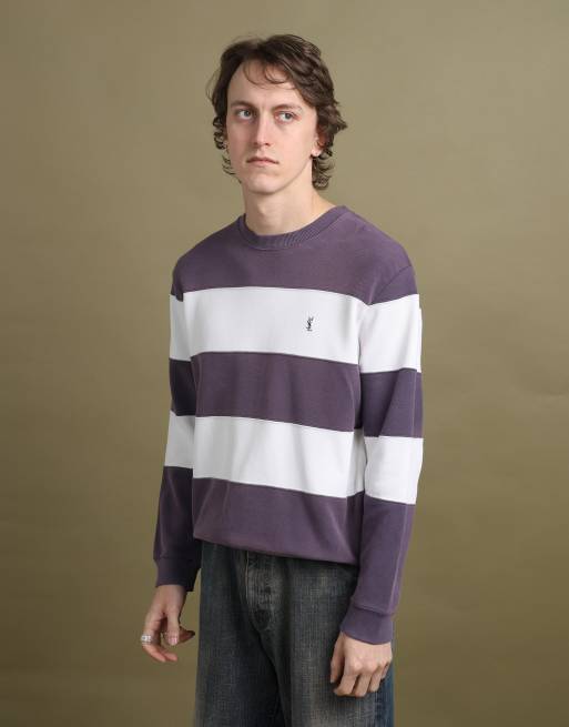 Vintage Yves Saint Laurent Sweatshirt size M in Purple, 1 of 4