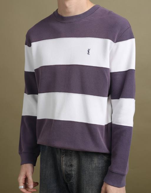 Vintage Yves Saint Laurent Sweatshirt size M in Purple, 3 of 4
