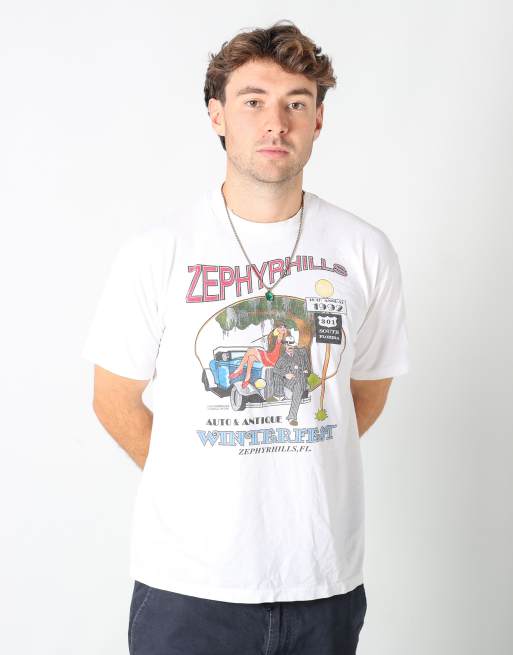 Vintage Zephyrhills l t-shirt in ivory