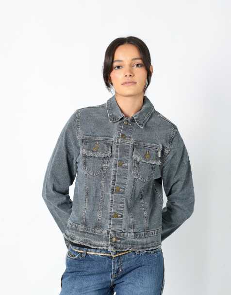 Vintage Zinnia Jeans S denim jacket light blue - view 1
