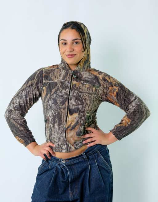 Vintage Zip Up XS Fleece Khaki Green
